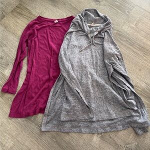 Old Navy Women's Tunics in Pink and Gray